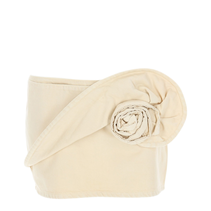 MAYFEYR - Magda Butrym - Denim Miniskirt - 203426BEIGE