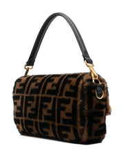 Baguette Brown Sheepskin Bag