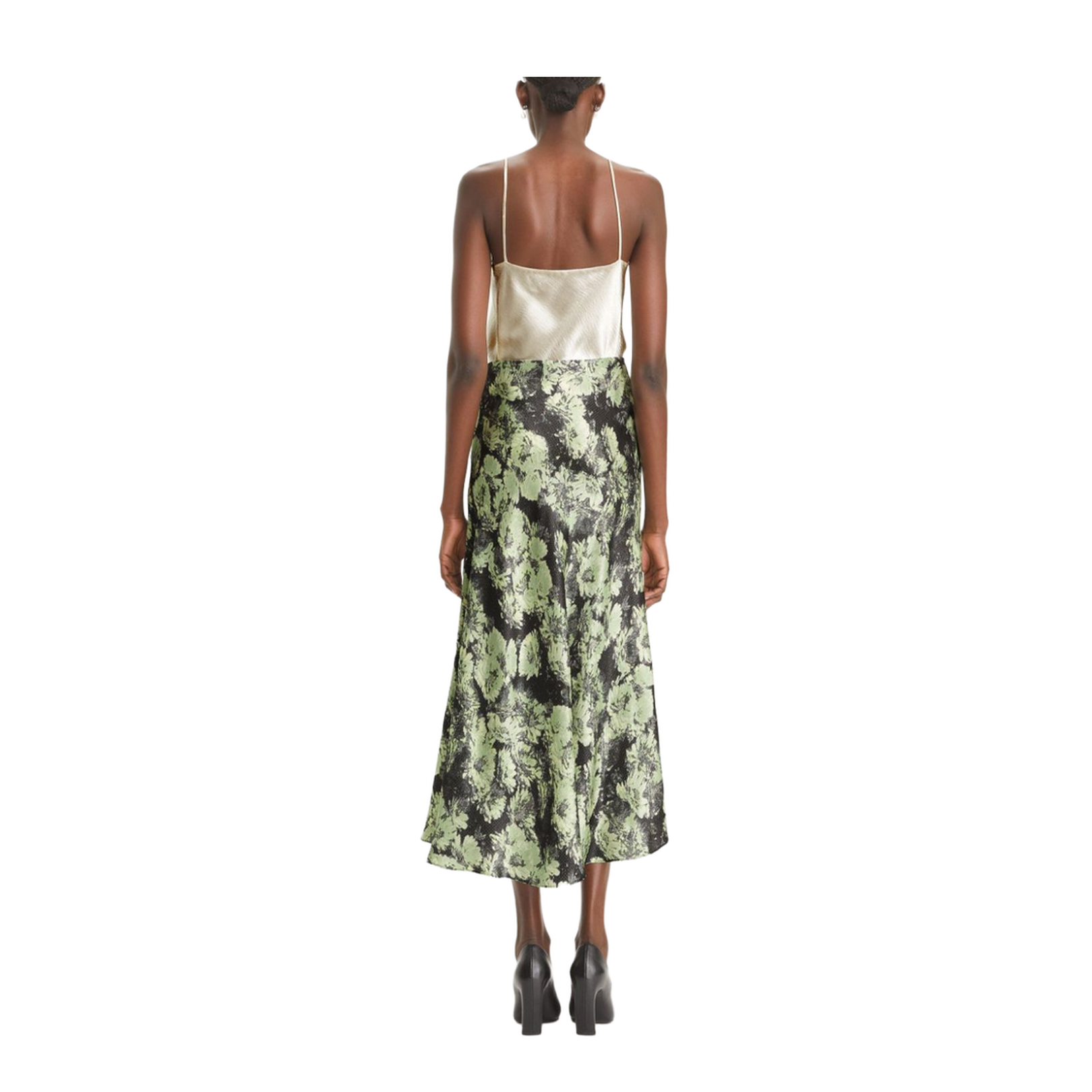 Pastel Green Fluted Skirt