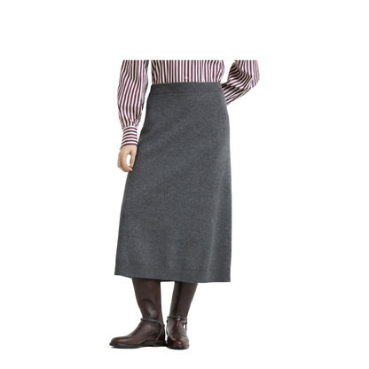 Midi Skirt in Stretch Cashmere