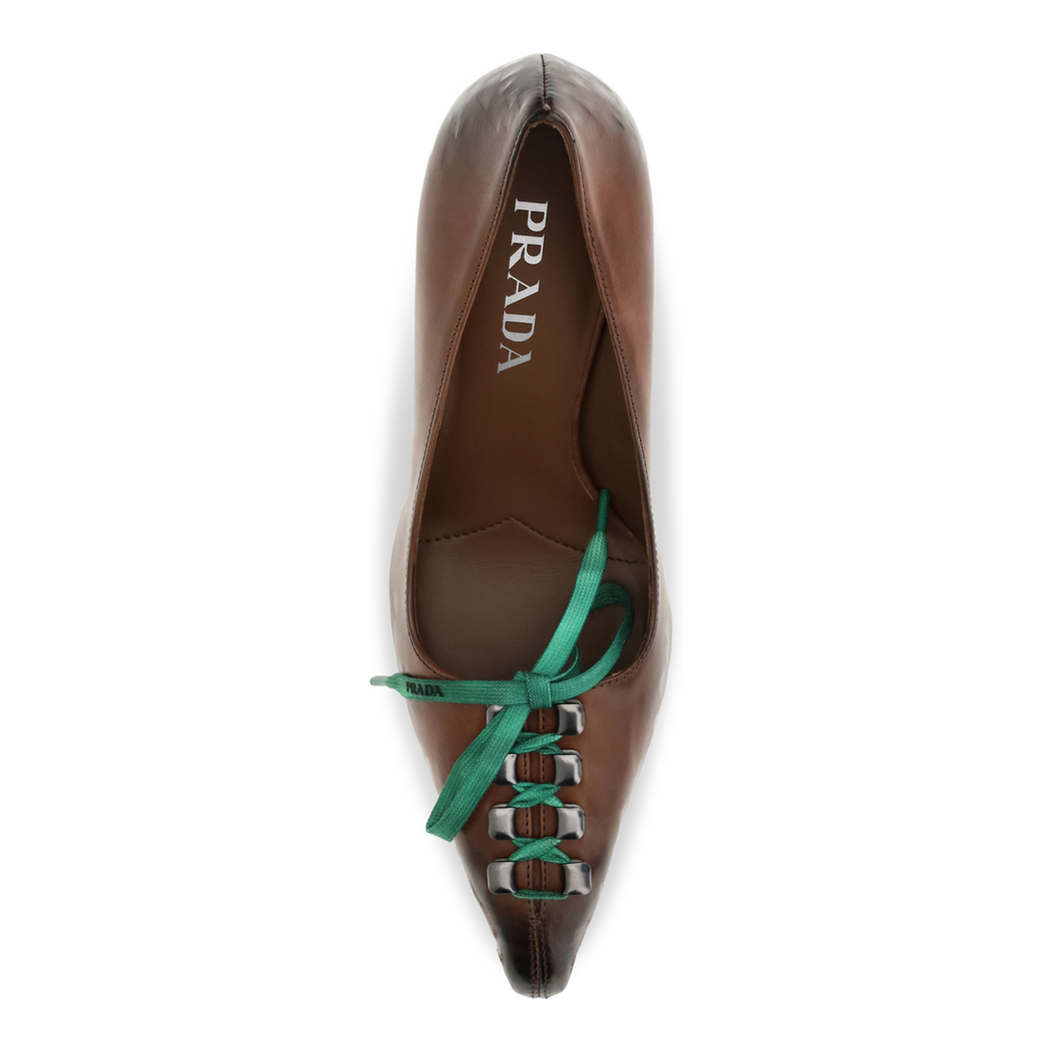 MAYFEYR - Prada - Leather Lace-Up Pumps - 1I612OFA085V69