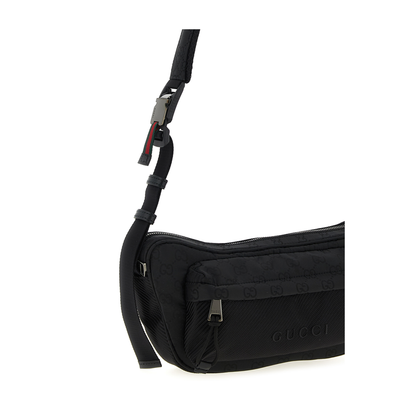 Nexus Large Slingbag in Black GG Nylon