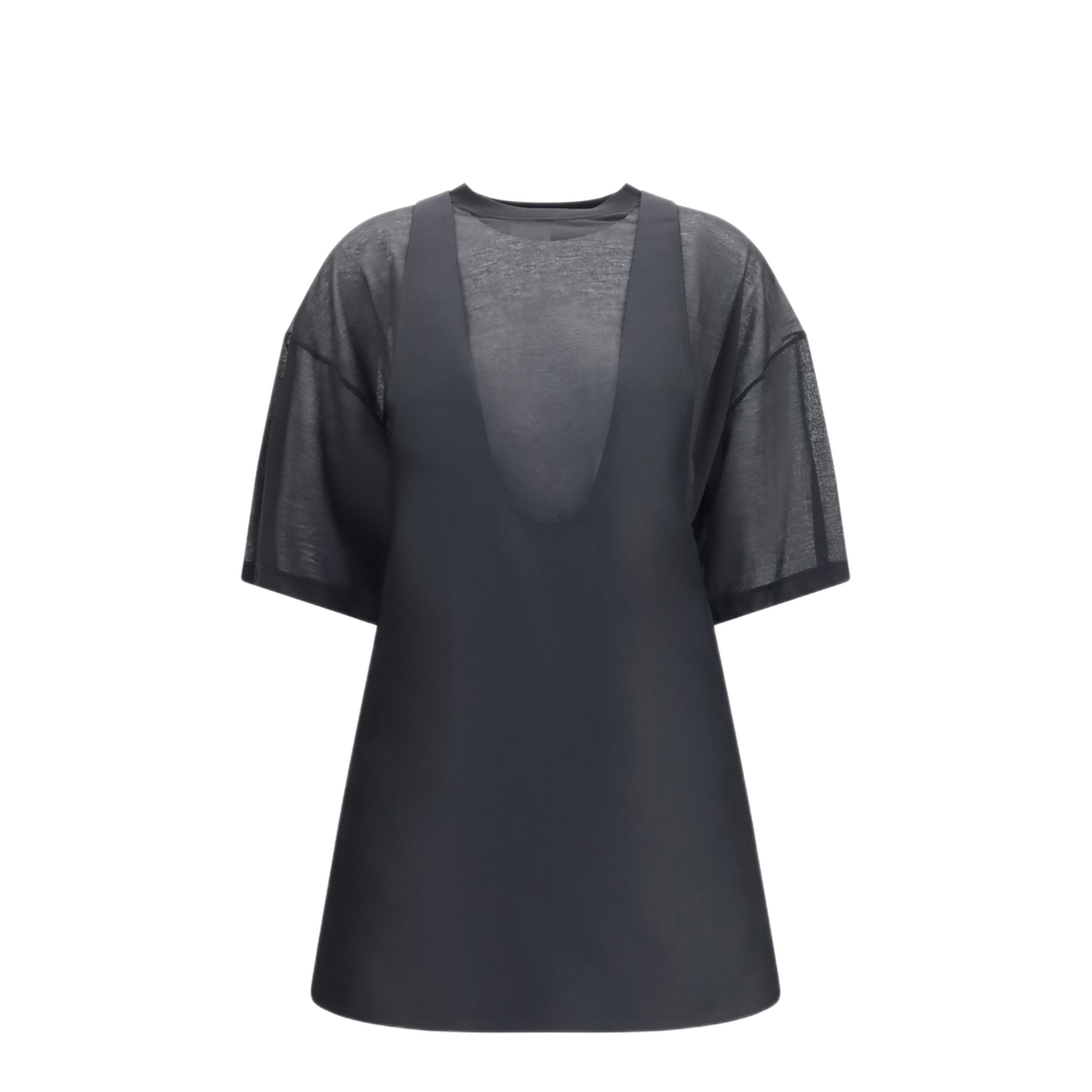 MAYFEYR - Balenciaga - Hybrid Dress With Sheer T-Shirt - A0028KTUT22