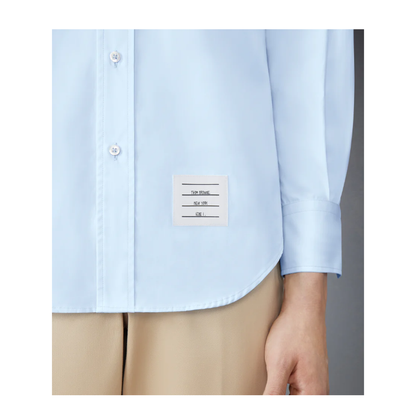 MAYFEYR - Thom Browne - Classic L/S Bd Pc Shirt In Solid Poplin - MWL001A03113480