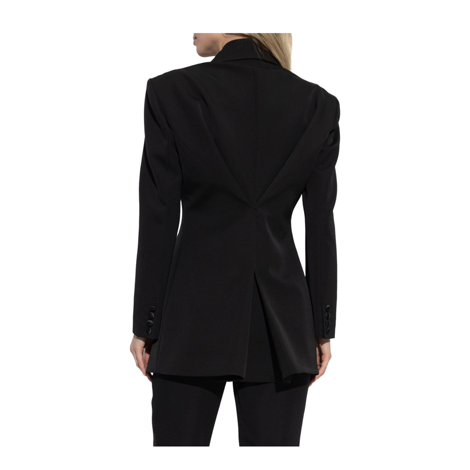 Black Wool Smoking Jacket