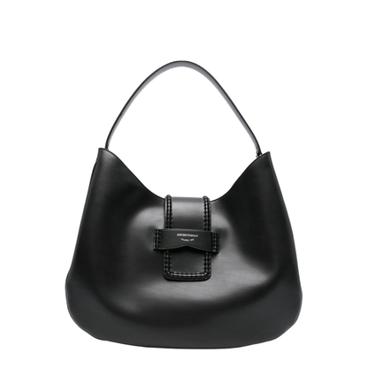 Black Calf Leather Bag