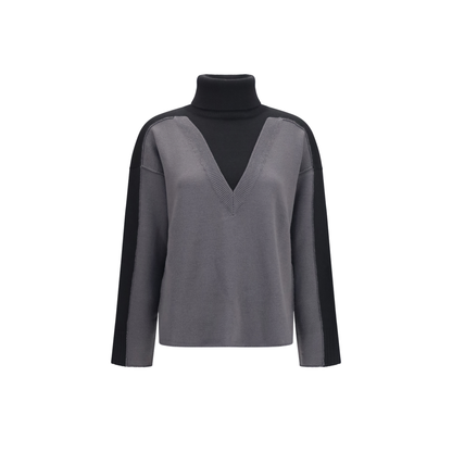 MAYFEYR -  - Two-Tone High-Neck Sweater - S52HA0306M13280