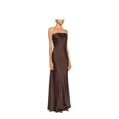 MAYFEYR - Forte Forte - Dresses Brown - 14555MYDRESSCHOCOLAT
