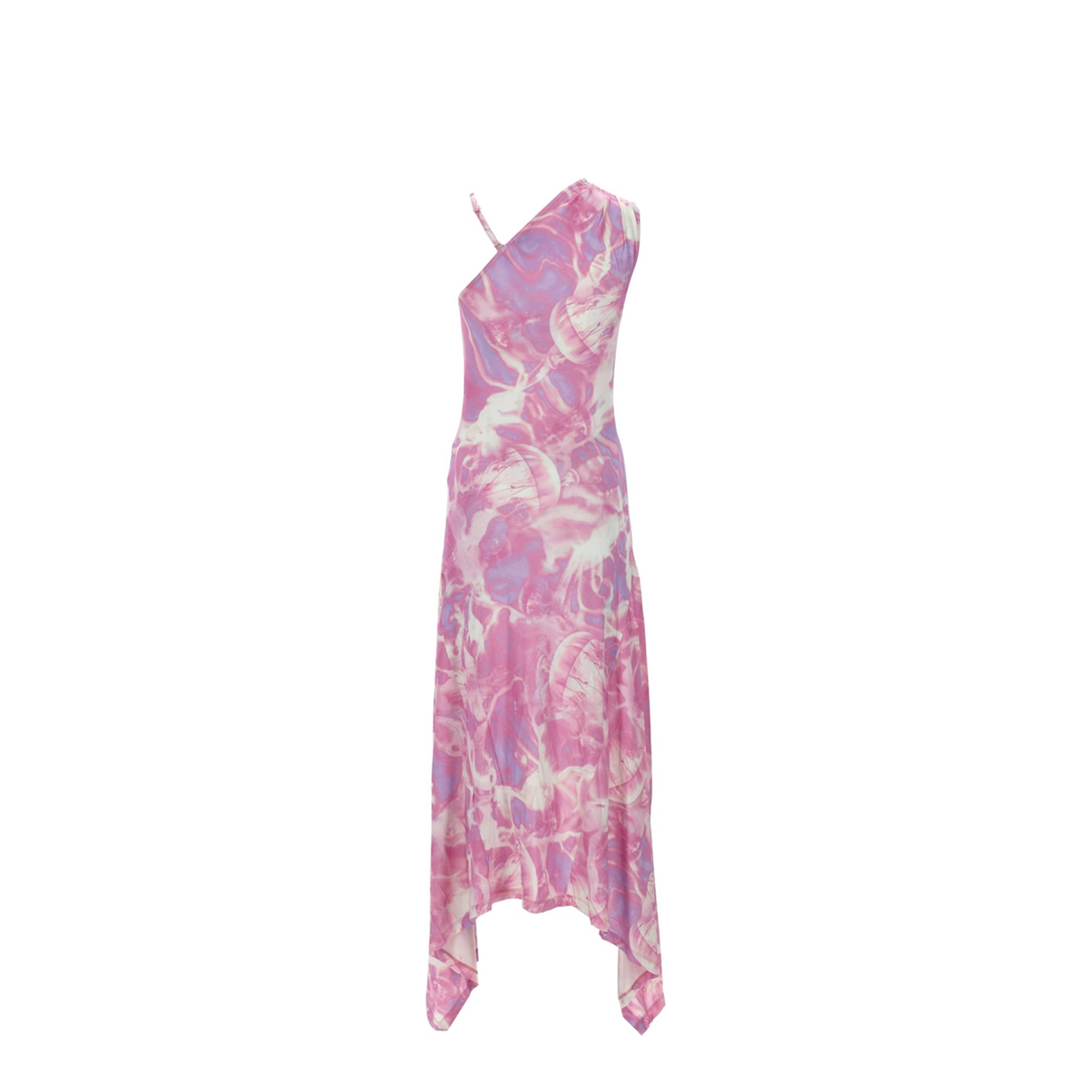 MAYFEYR - VERSACE JEANS COUTURE - Sleeveless Long Dress With Print - 80HAO903JS535499
