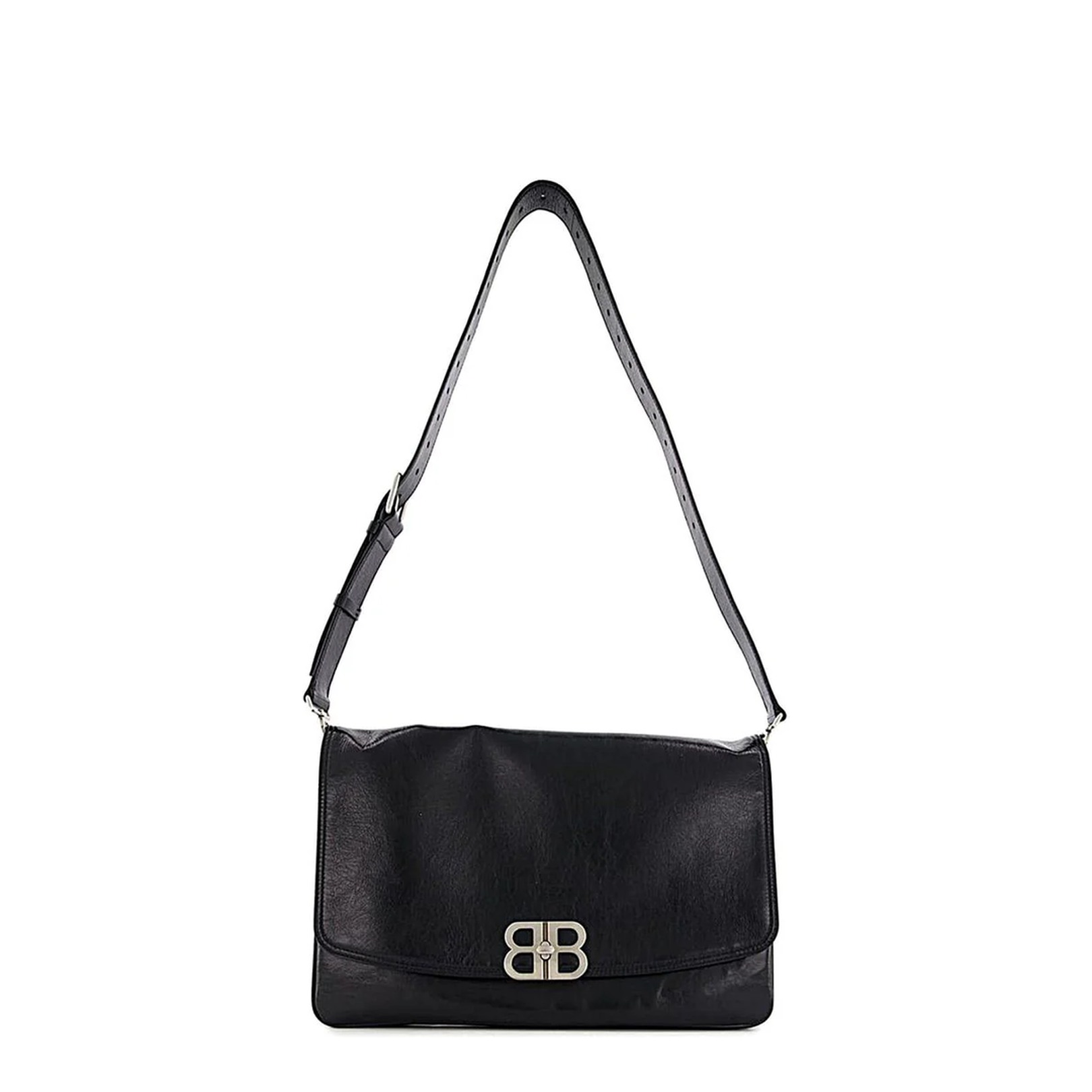 Bb Soft Large Flap Bag in Black