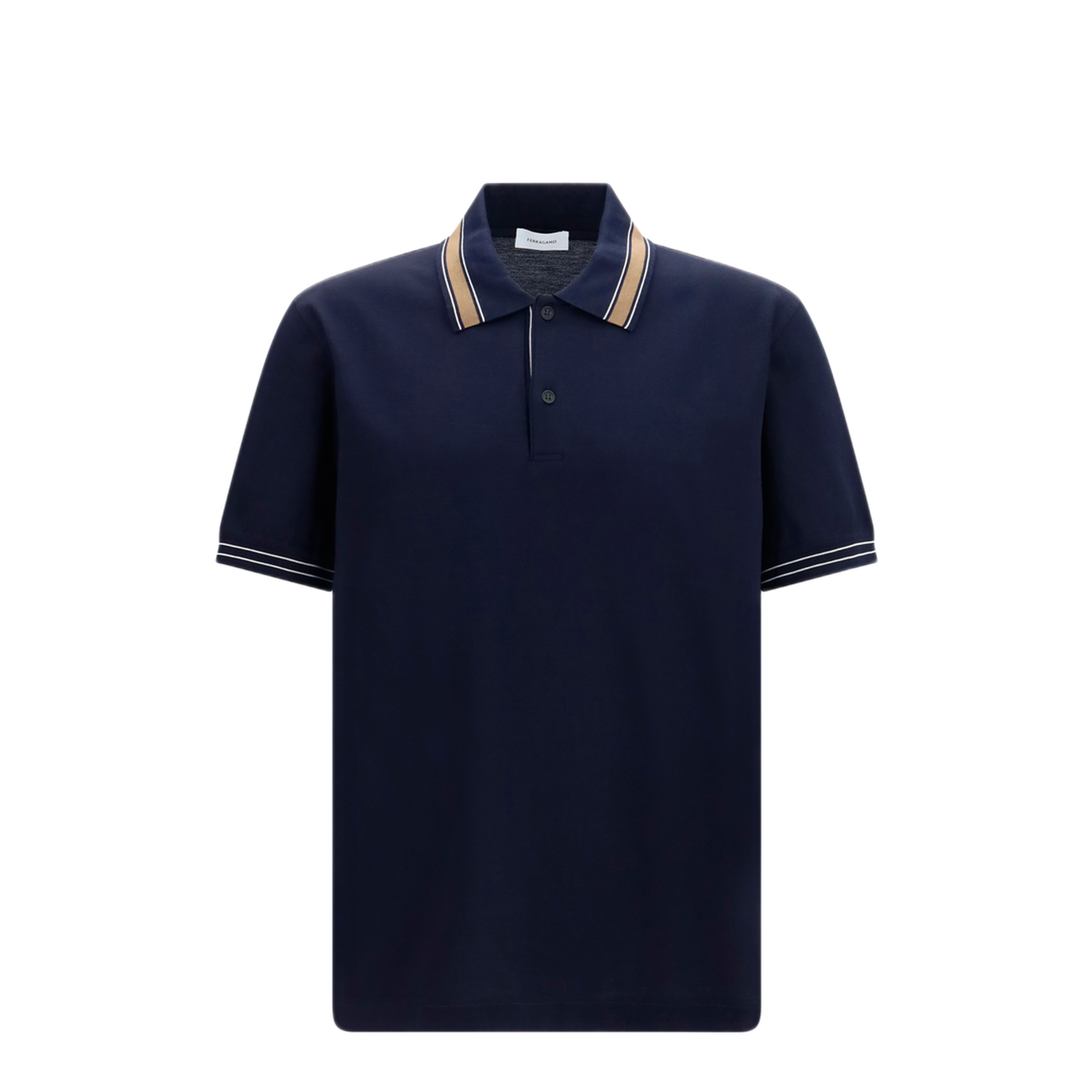 MAYFEYR - Ferragamo - Cotton Piqu Polo Shirt - 795889008