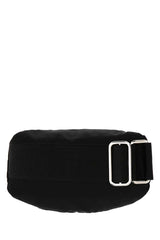 Crystal Embellished Pouch, Silver Hardware