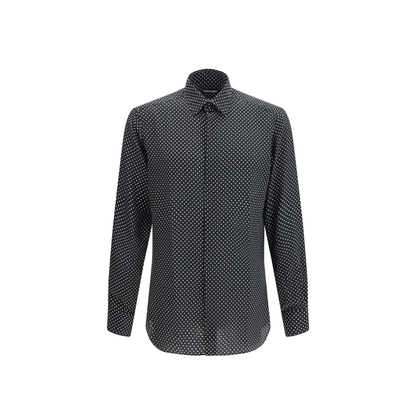 MAYFEYR - Tom Ford - Crepe De Chine Polka Dot Shirt - HRVF01S0285
