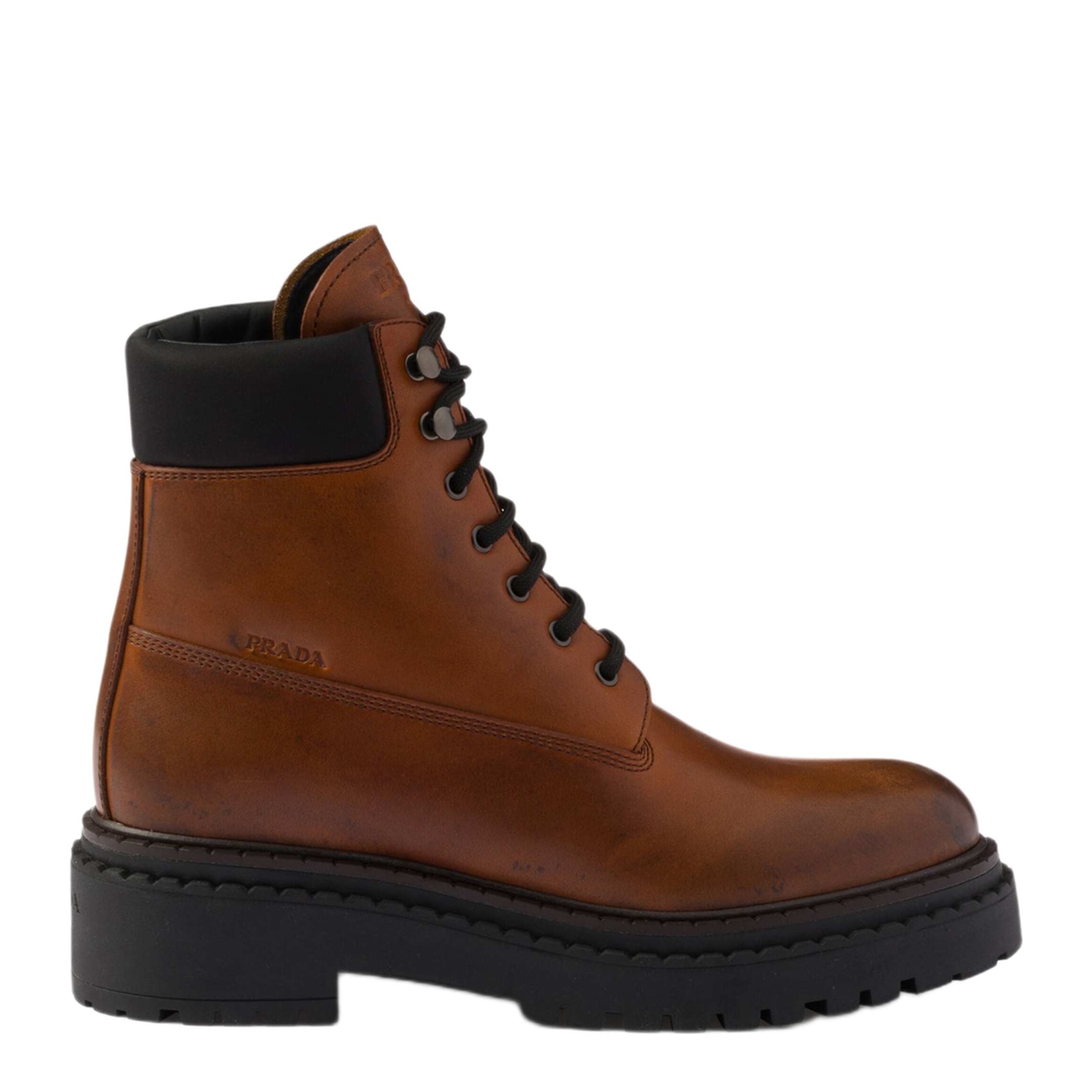 MAYFEYR - Prada - Leather And Re-Nylon Booties - 1T704NFG0553LPPF0046