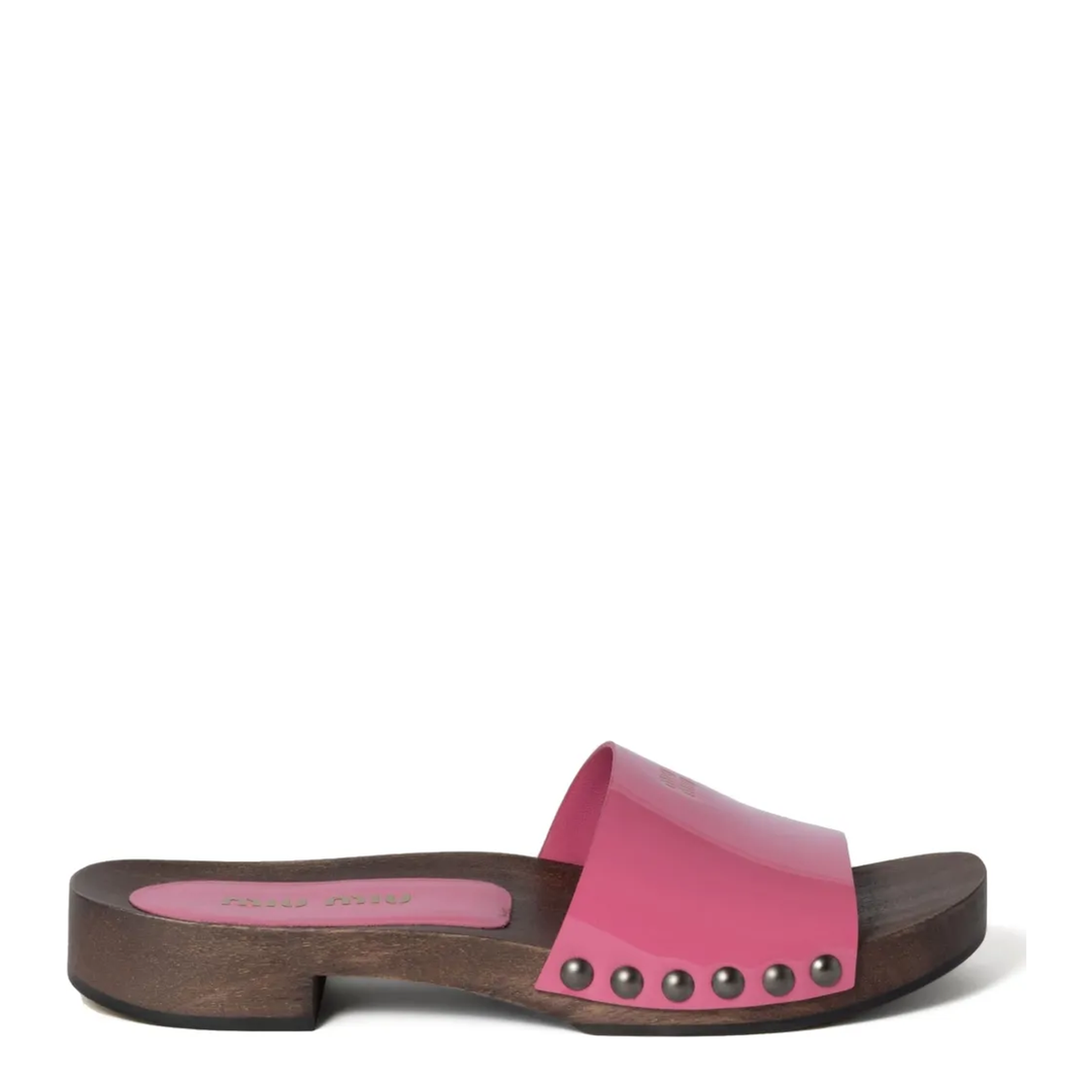 MAYFEYR - Miu Miu - Patent Leather Clogs - 5Z425EFA030069F0638