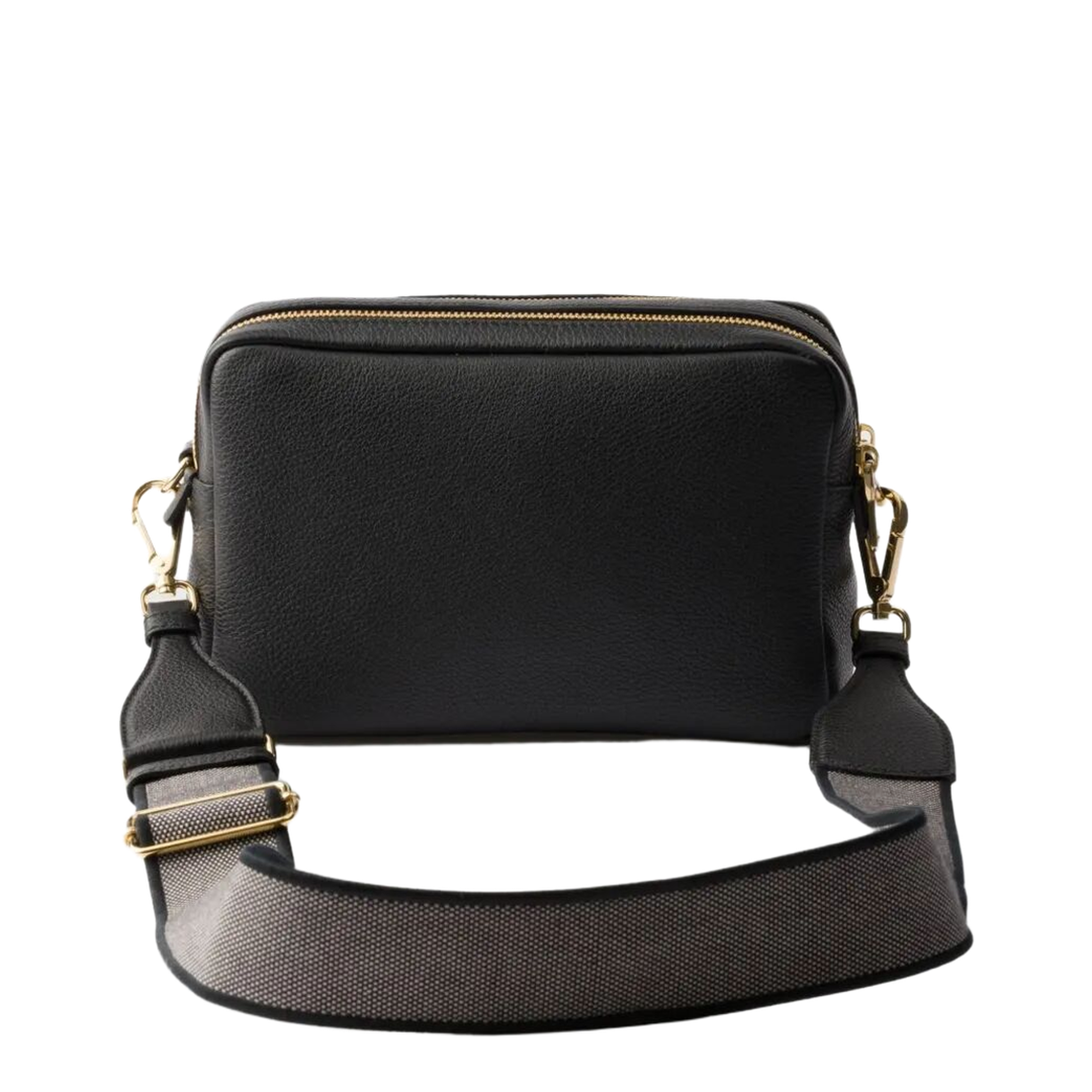 Black Leather Crossbody Bag
