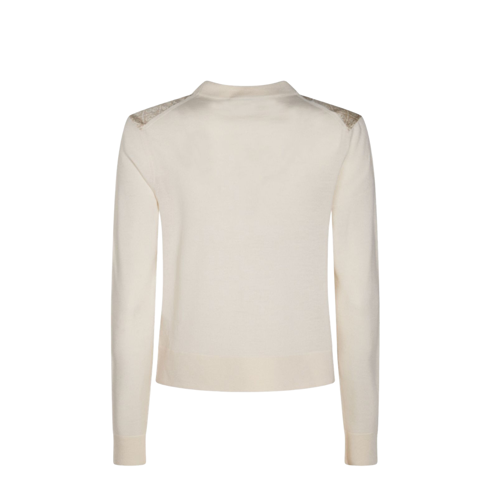 Cropped Silk Front Cardigan