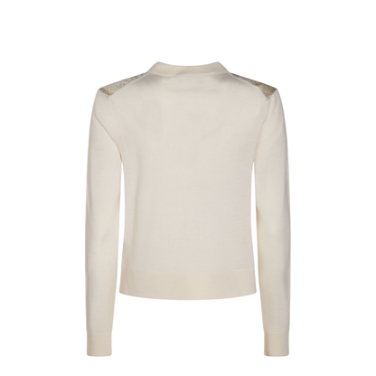 Cropped Silk Front Cardigan