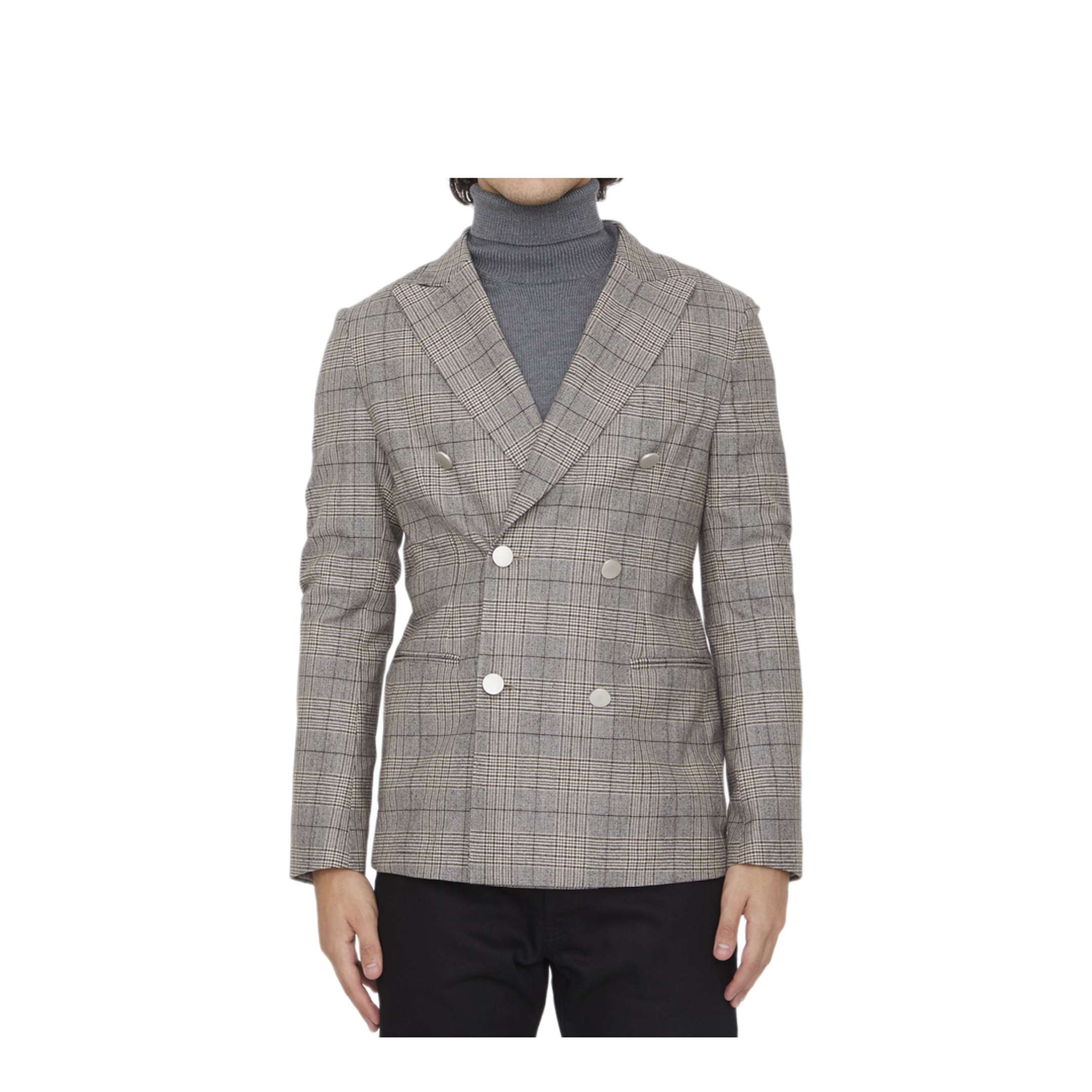 MAYFEYR - Tonello - Beige Wool Double Breasted Jacket - 06GW0707455Q800