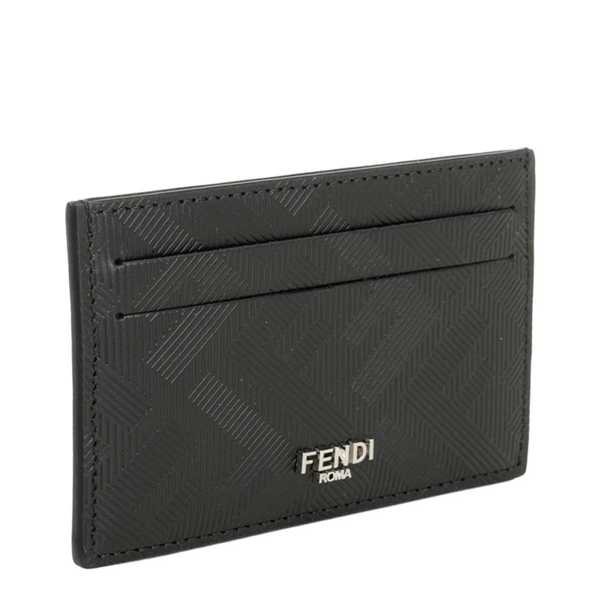 MAYFEYR - Fendi - Shadow Slim Card Holder Leather Black - 7M0371AJF4F0GXN
