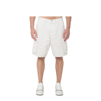 MAYFEYR - Dior - White Cotton Twill Cargo Shorts - 683D183A3140080