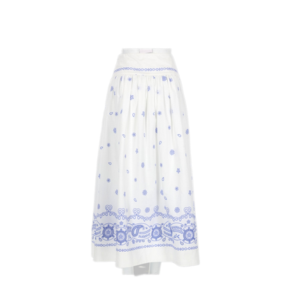 MAYFEYR - Self Portrait - Midi Embroidered Skirt - AC26008MSKWWHITE