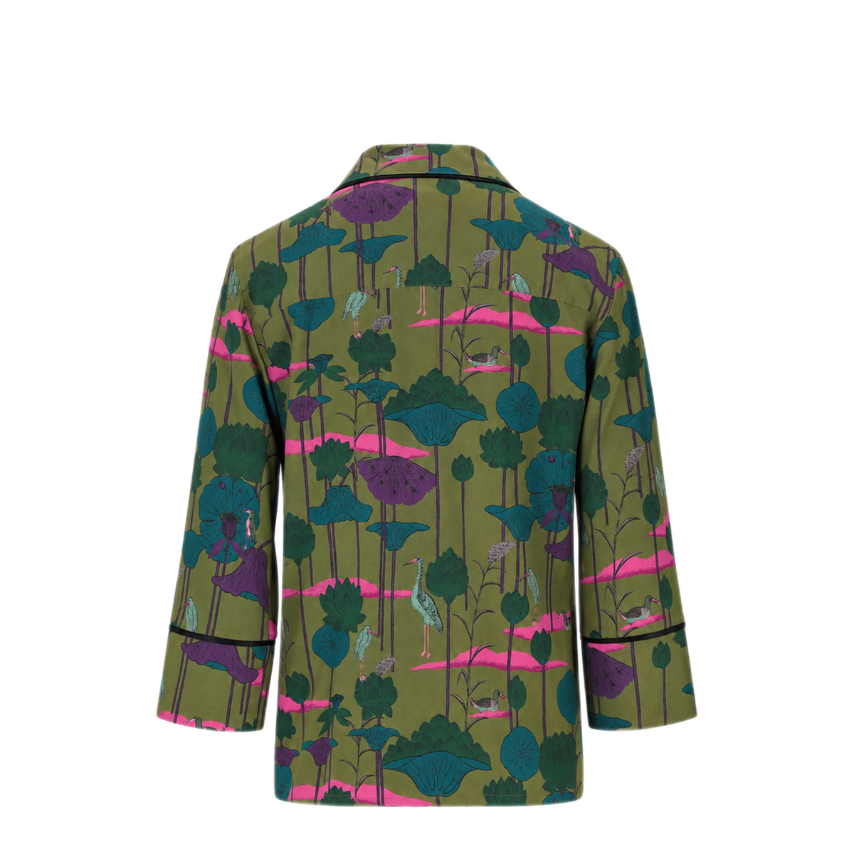 MAYFEYR - LAURA URBINATI - 3 4 Sleeves Pajama Shirt Green - I2T08SP01
