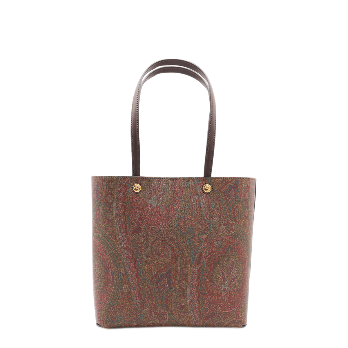 Essential Medium Jacquard Cotton Tote Bag - Brown