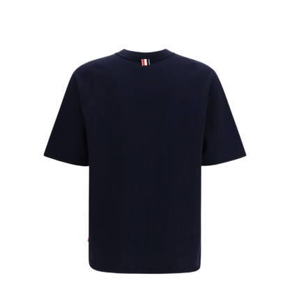 MAYFEYR - Thom Browne - Colorblock T Shirt With 4 Bar Detail - MJS312AJ0320100