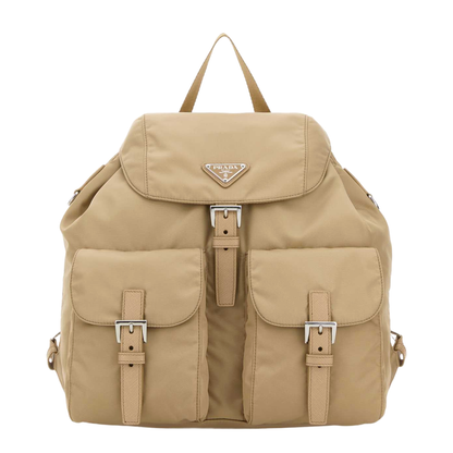 MAYFEYR - Prada - Sand Canvas Backpack - 1BZ811VOTMRV44F0040