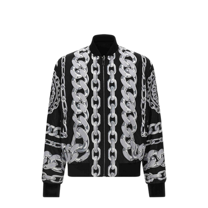Medusa Chains Reversible Bomber Jacket