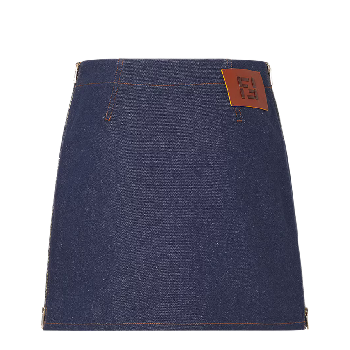 Navy Blue Mini Skirt