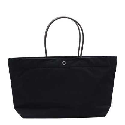 Ella Twist Nylon Shoulder Bag With Maxi Front Logo Patch