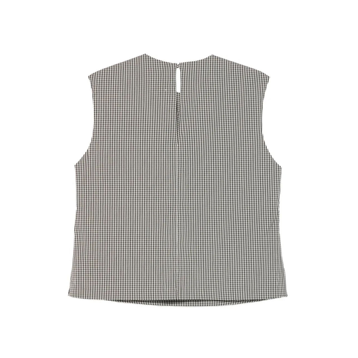 MAYFEYR - INCOTEX - Edith Gingham Pattern Sleeveless Top - 5S1023L6606990