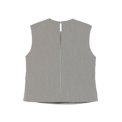MAYFEYR - INCOTEX - Edith Gingham Pattern Sleeveless Top - 5S1023L6606990
