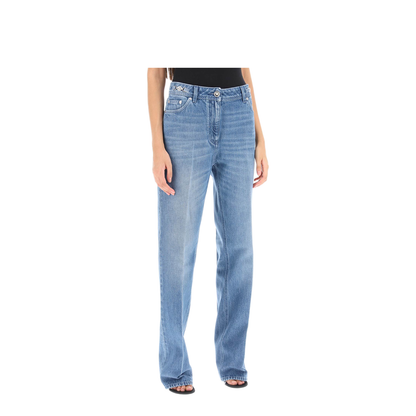 Denim Straight Leg Jeans