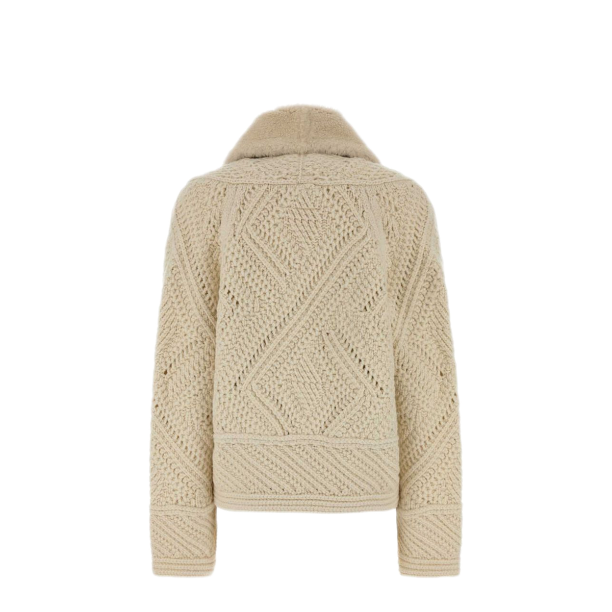 MAYFEYR - Ermanno Scervino - Beige Virgin Wool Coat - D495D303SHQTX14800