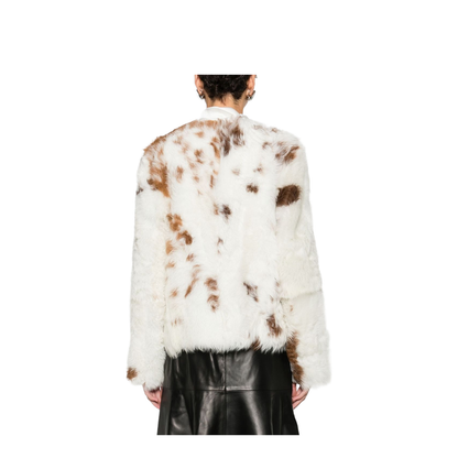 Hypnotic Spot Shearling Jacket