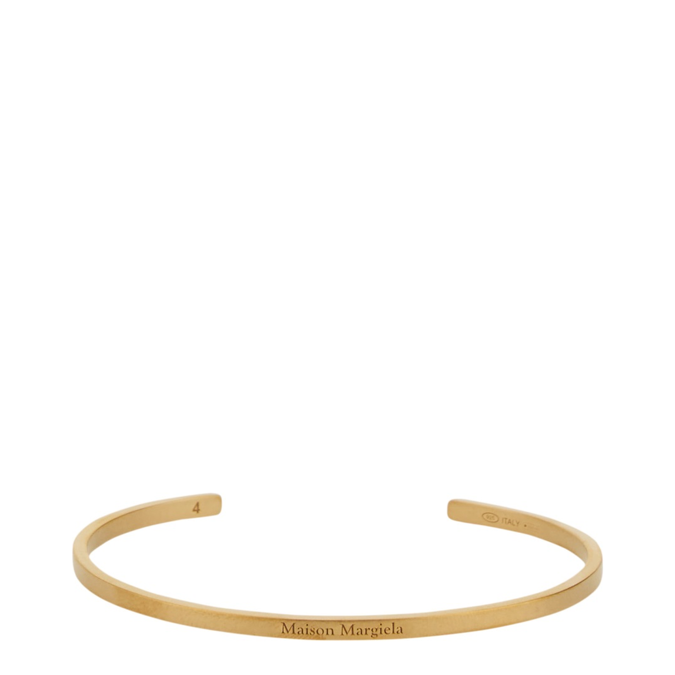 Maison Margiela Open Bracelet with Logo – MAYFEYR