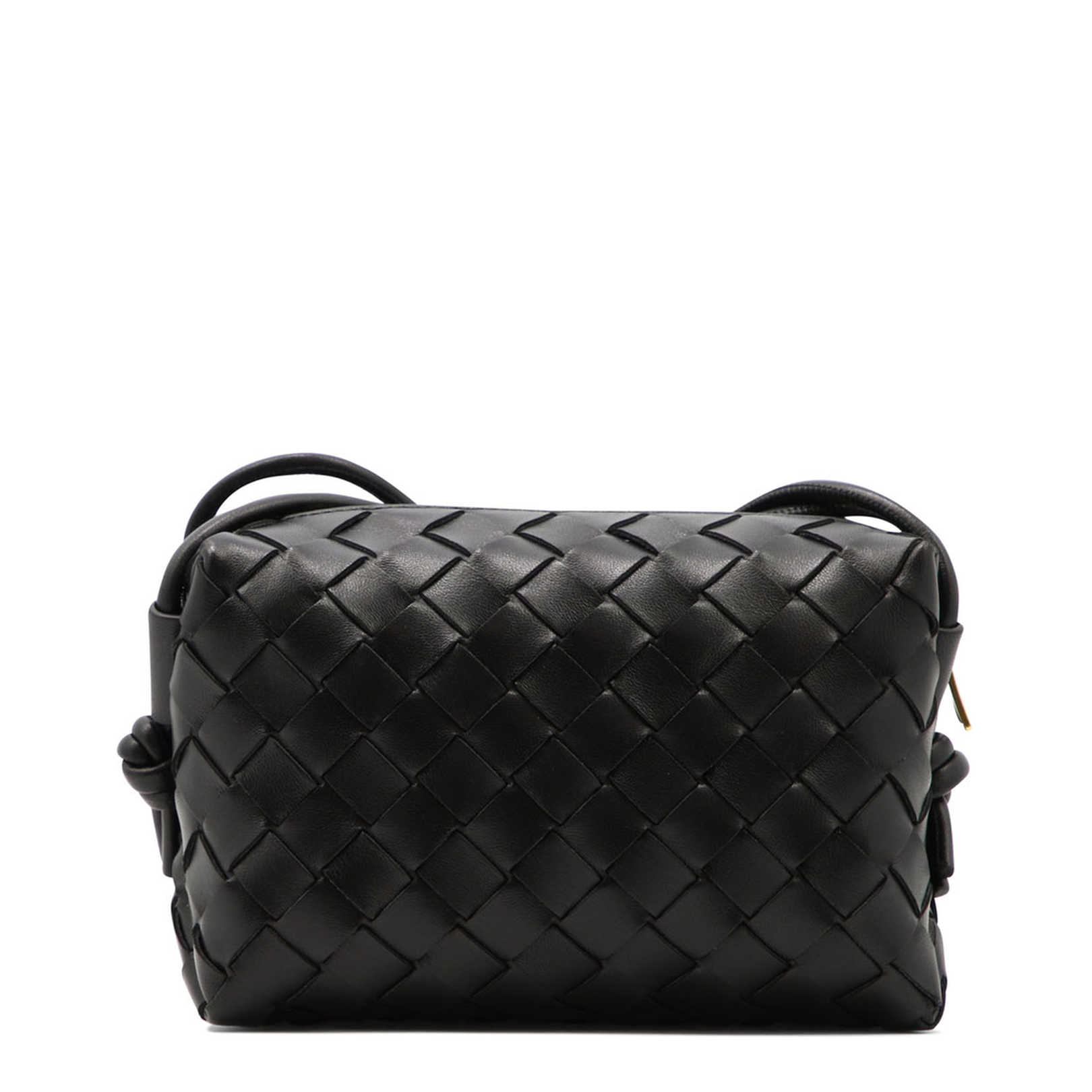 Loop Mini Leather Camera Bags - Black