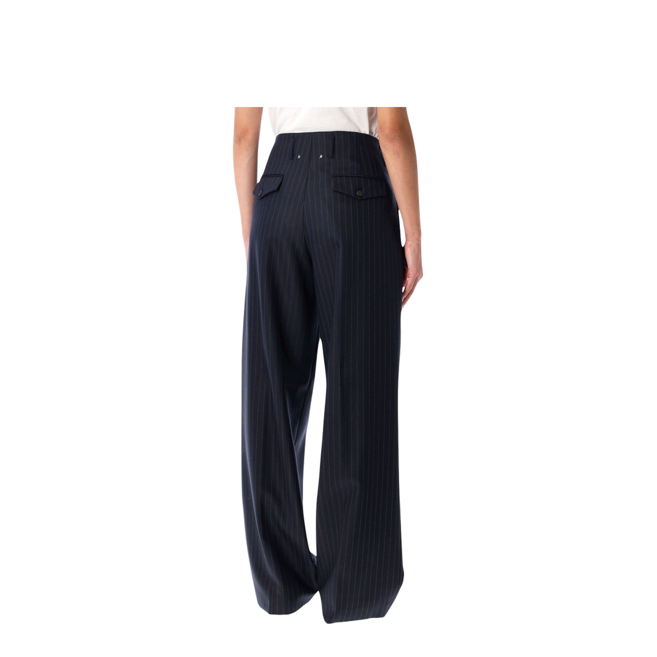 Pinstriped Trousers