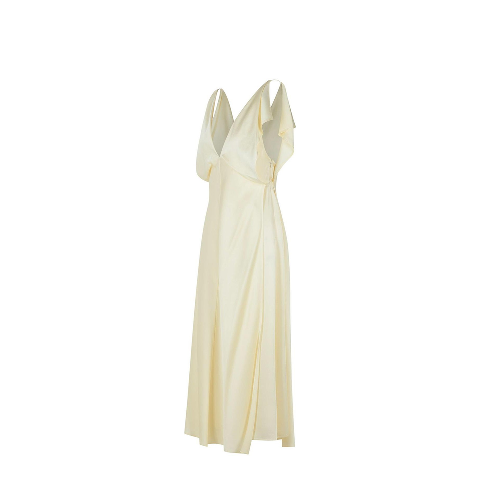 Ivory Viscose Blend Dress