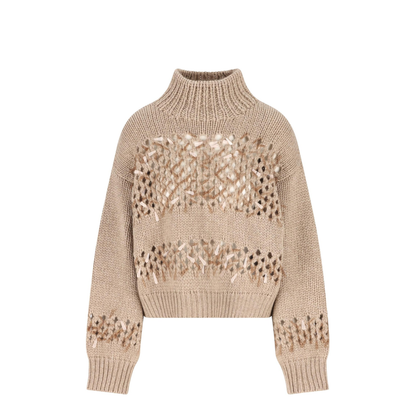 Drop Sequin Sweater