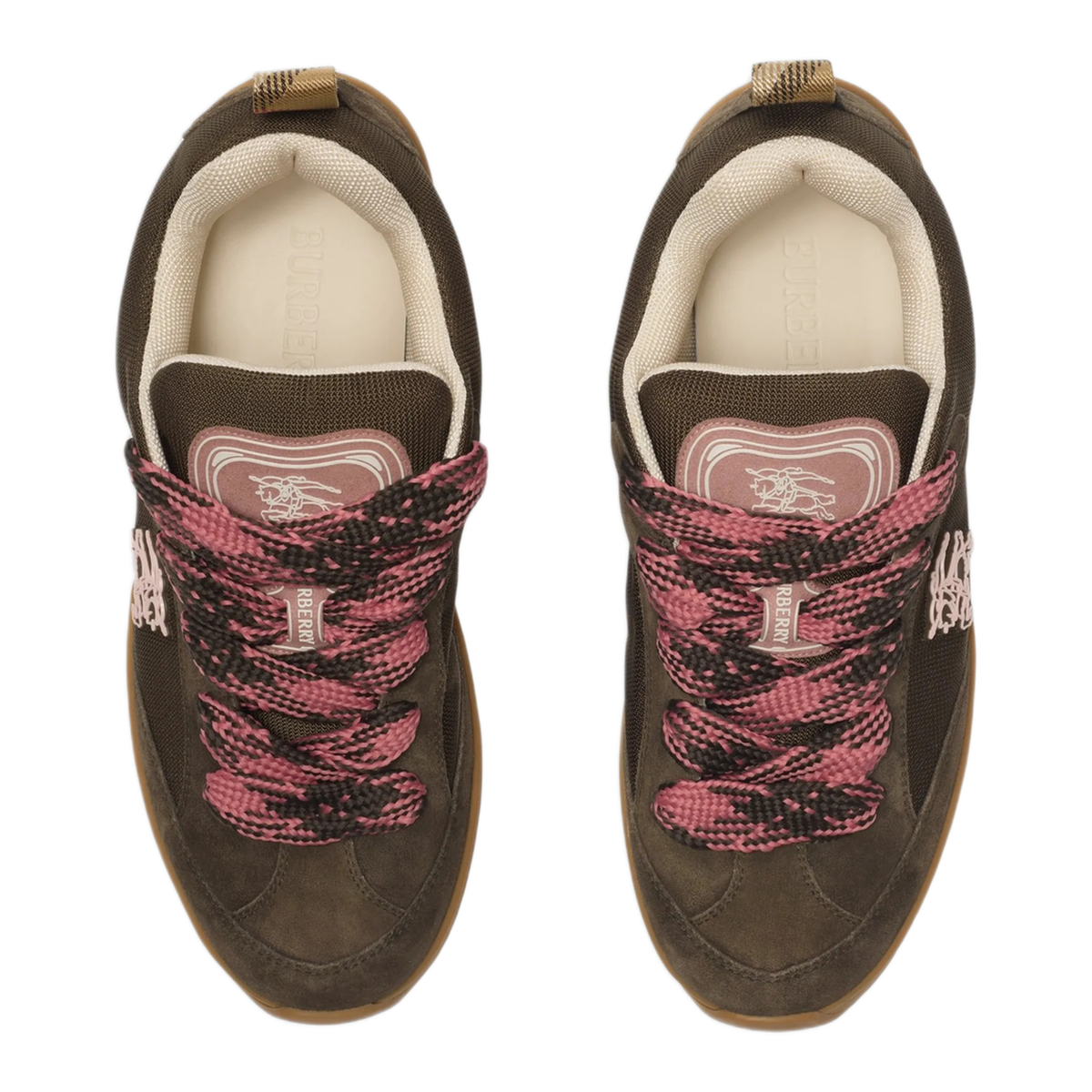 MAYFEYR - Burberry - Mesh And Suede Sneakers - 8119544C4837