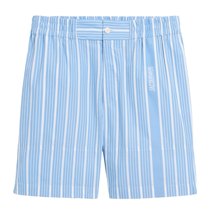 JACQUEMUS Shorts Clear Blue