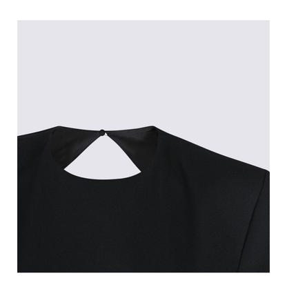 Backless Mini Dress Black