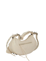 Le Cagole Small Shoulder Bag, Silver Hardware