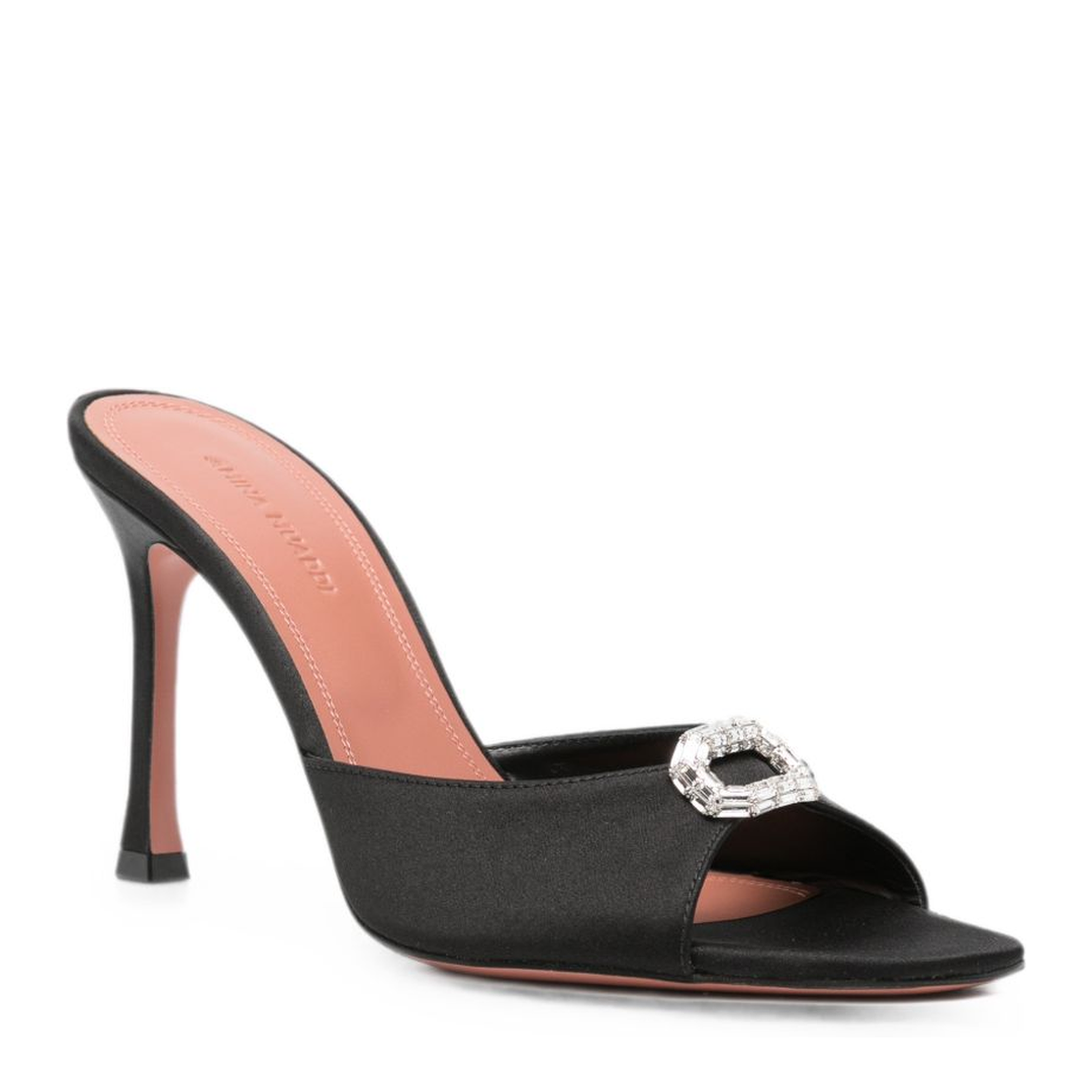 MAYFEYR - Amina Muaddi - Sandals Black - 17S366395MINBLACKSATIN