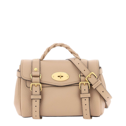 Mini Handbag With Turn Lock Closure