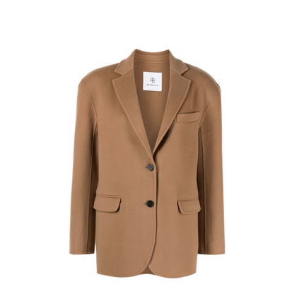 MAYFEYR - Anine Bing - Quinn Blazer Camel Cashmere Blend - A017073200